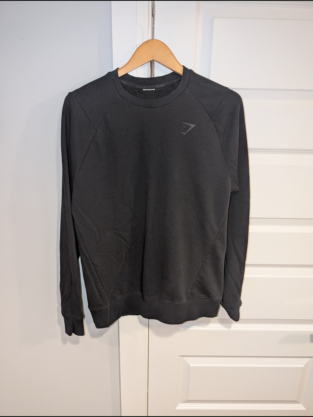Gymshark Black Crewneck With Back Graphic Sweater
